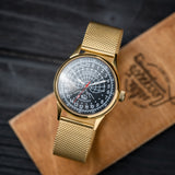 Vintage mens wrist watch Raketa Antarctic Polar 24 Hours 1980s