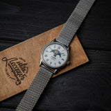 Original Mens Vintage wrist watch Raketa Lunar Calendar 1980s