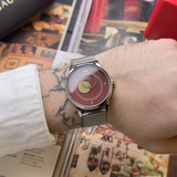 Automatic watches - Raketa Copernicus (Kopernik) - Red ruby  Moon watch