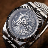 Unique wrist watch - EROTIC WRIST WATCH, STAINLESS STEEL CASE